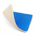 Blue Car Big Square Cooling Seat Cushion Gel Universal Chair Cover Pad Mat for Car Office