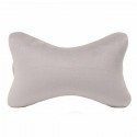 Car Head Rest Bone Shape Car Memory Pillow Cover Head Rest Cushion Blue Gray 28x19x8 cm