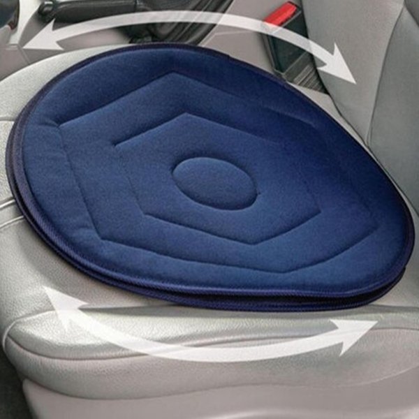 Car Rotating Seat Mobility Aid Cushion With Memory Foam Home