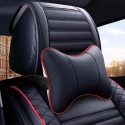 Leather Car Front Seat Cover Cushion Protector with Pillow Universal for Five Seats Car