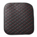 Leather Car Front Seat Cushion Covers Breathable Chair Protector Seat Pad Mat with Storage Bag