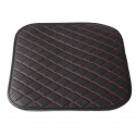 Leather Car Front Seat Cushion Covers Breathable Chair Protector Seat Pad Mat with Storage Bag