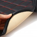 Leather Car Front Seat Cushion Covers Breathable Chair Protector Seat Pad Mat with Storage Bag