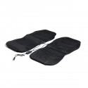 Universal Car Auto Heated Seat Cushion Cover Pad Warmer Winter Autumn Double-Seat Black 12V