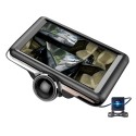 360° Panorama FHD 1080P Night Vision Anti-glare Touch Car DVR Auto Cycle Recording Parking Monitor Built in Microphone with Rear Camera