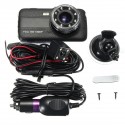 4 Inch 1080P Loop Recording Night Vision 170 Degree Wide Angle Car DVR with Rear View Camera