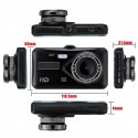 4.0'' 1080P Touch FHD Dual Lens Car Vehicle Dash Cam Video Recorder DVR G-Sensor