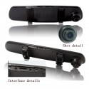 4.0 Inch 720P In-Car Rear View Mirror Dash DVR Recorder Lens Camera Monitor