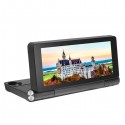 7 Inch Control Station GPS Navigator Europea Map 170 Degree Wide Angle Car DVR Dual Lens Camera