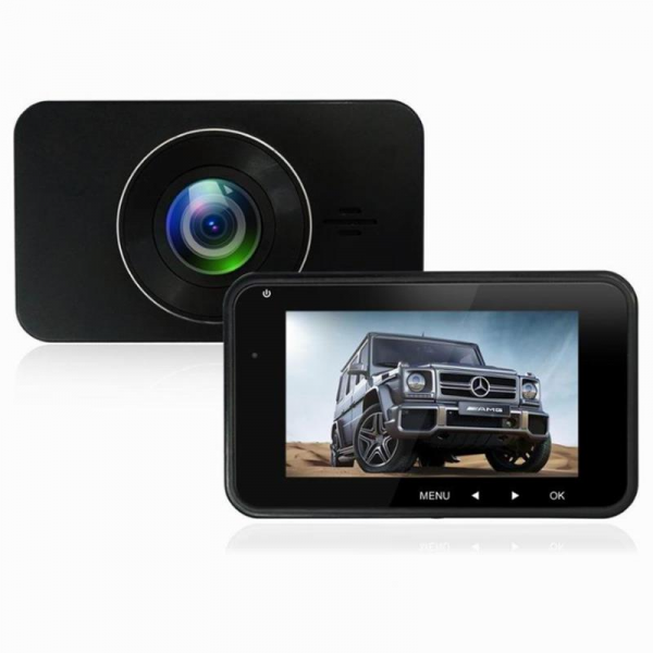 H15 Dual Lens Car DVR HDR 1296P Mini Camera Dash Cam Video Recorder Night Vision