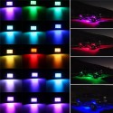 8Pcs RGB LED Under Body Lights Rock Lamp bluetooth Wireless Control for Offroad Truck Boat DC 12V