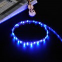 90CM 84SMD LED Strip Light Car Turn Signal Light DC12V White Blue Color Turn Red