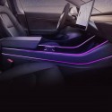 Car Interior Atmosphere Multi-colorful LED Light 3 Light Strips Modification App Control for Tesla Model 3