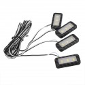 LED Car Atmosphere Lamp Kit Sound Control Interior Ambient Light Decoration