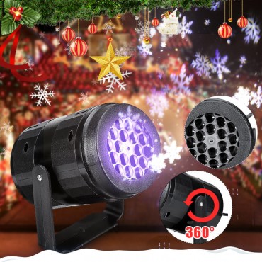 Snow Moving Laser Christmas Projector LED Light Outdoor Landscape Decoration Lamp