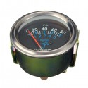 12V DC Automotive Electrical Mechanical Fuel Oil Pressure Gauge Black FG