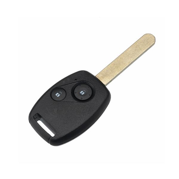 2 Buttons Remote Key Fob Case Shell With ID-46 Chip For Honda Accord Fit Civic 2003-2007