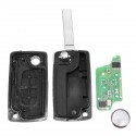 2 Buttons Remote Key With ID46 Chip For Peugeot And For Citroen Berlingo