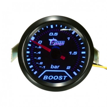 2inch 52mm Universal Car Auto LED Turbo Boost Vacuum Press Gauge Meter Bar Pointer