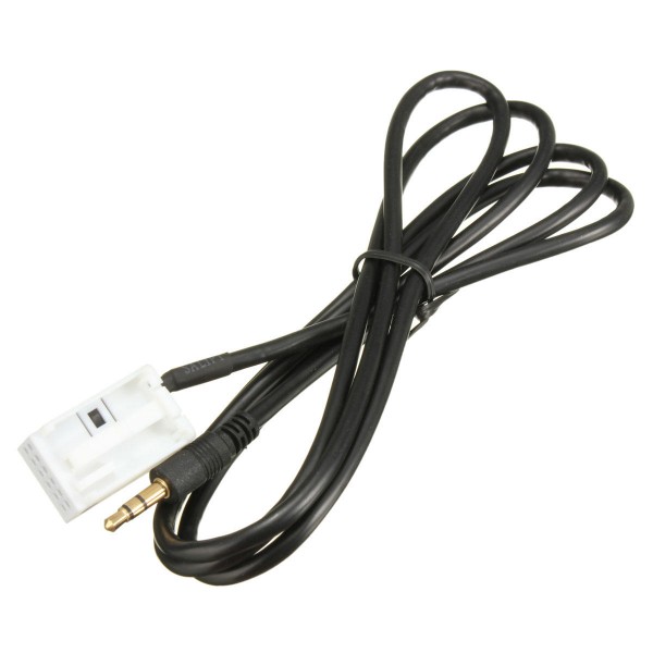 3.5mm Aux In Input Audio Cable Lead Adaptor For Citroen Peugeot MP3 iPod iPhone