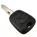 433MHz 2 Button Remote Key Fob Blade With ID45 For PEUGEOT 206