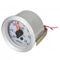 52mm Autometer Phantom Pointer Boost Vacuum Meter Gauge White