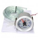 52mm Autometer Phantom Pointer Boost Vacuum Meter Gauge White