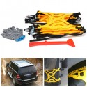 6pcs 165-265 mm Tire Anti Skid Snow Belt Set Snow Shovel Working Gloves for Car SUV Truck