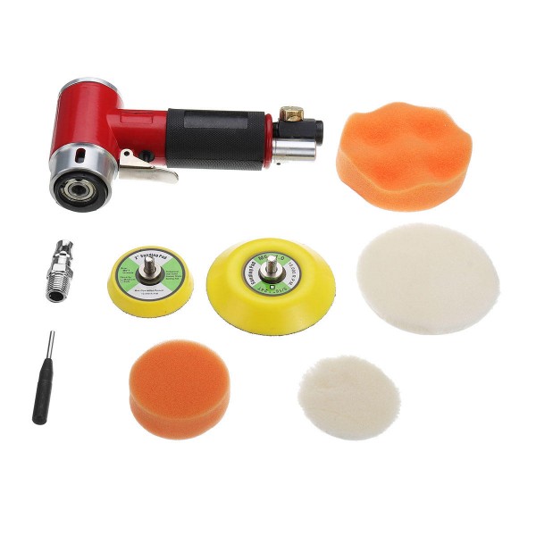 Air Sander Polishing Machine Dual Action Random Orbital & Polishing Pads for Car Auto Body