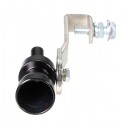 Black Exhaust Turbo Whistle Pipe Sound Muffler Blow Off Valve Bov