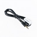 Car 3.5mm Audio Music AUX Cable Input Adapter For Mercedes Benz W203 C-class