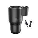 DC 12V Car Heating Cooling Cup 2-in-1 Warmer Cooler Smart Small Refrigerator Beverage Drinks Cans for Office Auto