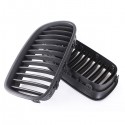 Front Matte Black Grill Grilles For BMW F10 5-Series Sedan 10-14