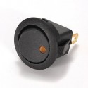 LED Dot Light 12V Car Boat Auto Round Rocker ON OFF SPST Switch