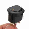 LED Dot Light 12V Car Boat Auto Round Rocker ON OFF SPST Switch