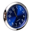 Mini Portable Metal Car Stick Luminous Clock Suitable for Home Office