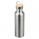 Portable Stainless Steel Water Bottle Bamboo Lid Sports Flasks Leak-proof Travel Cycling 1000ML Camping Bottles BPA Free