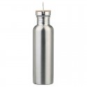 Portable Stainless Steel Water Bottle Bamboo Lid Sports Flasks Leak-proof Travel Cycling 1000ML Camping Bottles BPA Free