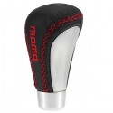 Universal 9cm Black Leather Car Gear Shift Knob