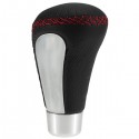 Universal 9cm Black Leather Car Gear Shift Knob