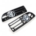 Bumper Grille Grill Driving Fog Lamp Lights for VW JETTA BORA MK4