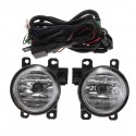 Car Front Bumper Fog Lights Lamp Set with Wiring Switch Relay for Honda Civic 2019 2020