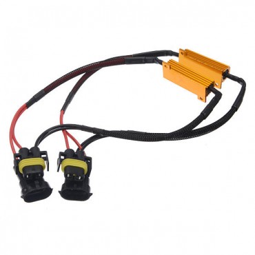 H11 50W 60R Car Fog Light LED Decode Singal Load Resistor Canbus Error Canceller