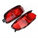 Pair LED Car Rear Bumper Reflector Fog Lights Tail Brake Lamps for Lexus RX350 RX330 RX300 2003-2008