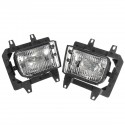 Pair Plastic Bumper Front Clear Fog Light Cover for BMW E30 318i 318is 325i 325is