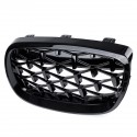 2PCS Front Grille Girll Black Diamond Meteor For BMW 3 Series E90 E92 E93 2006-2010