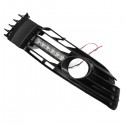 Auto Front Bumper Fog Light Grille With LED DRL For 01-05 VW Passat