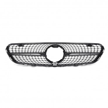 Black Diamond Front Grille Grill For Mercedes Benz GLC W/X253 GLC300 GLC350 2015-2019