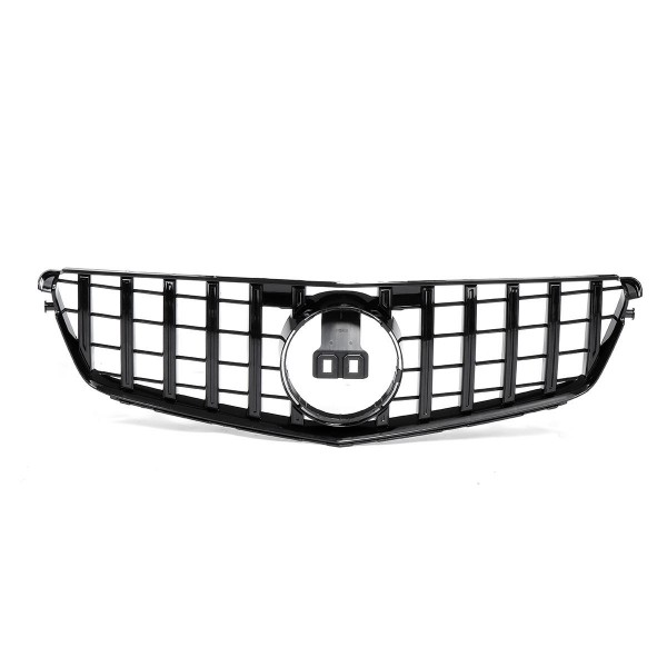 Car GTR Style Grille Front Bumper Grill Black for Mercedes Benz C-Class W204 2008-2014