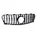 Chrome Silver GTR Style Front Upper Grill Grille For Benz GLA X156 GLA200 GLA250 GLA45 AMG 2017-2018